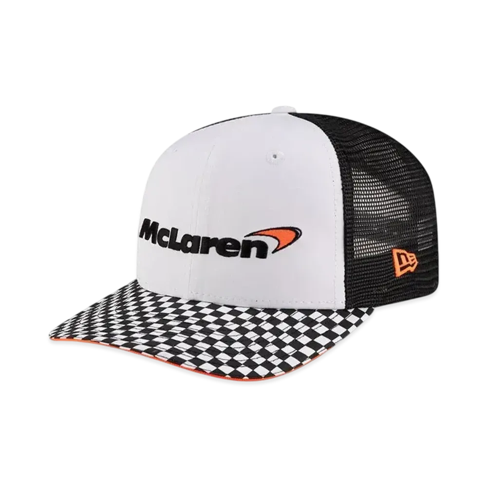 NEW ERA 9Fifty Original Fit Motorsport Collection Mclaren Checker "White"