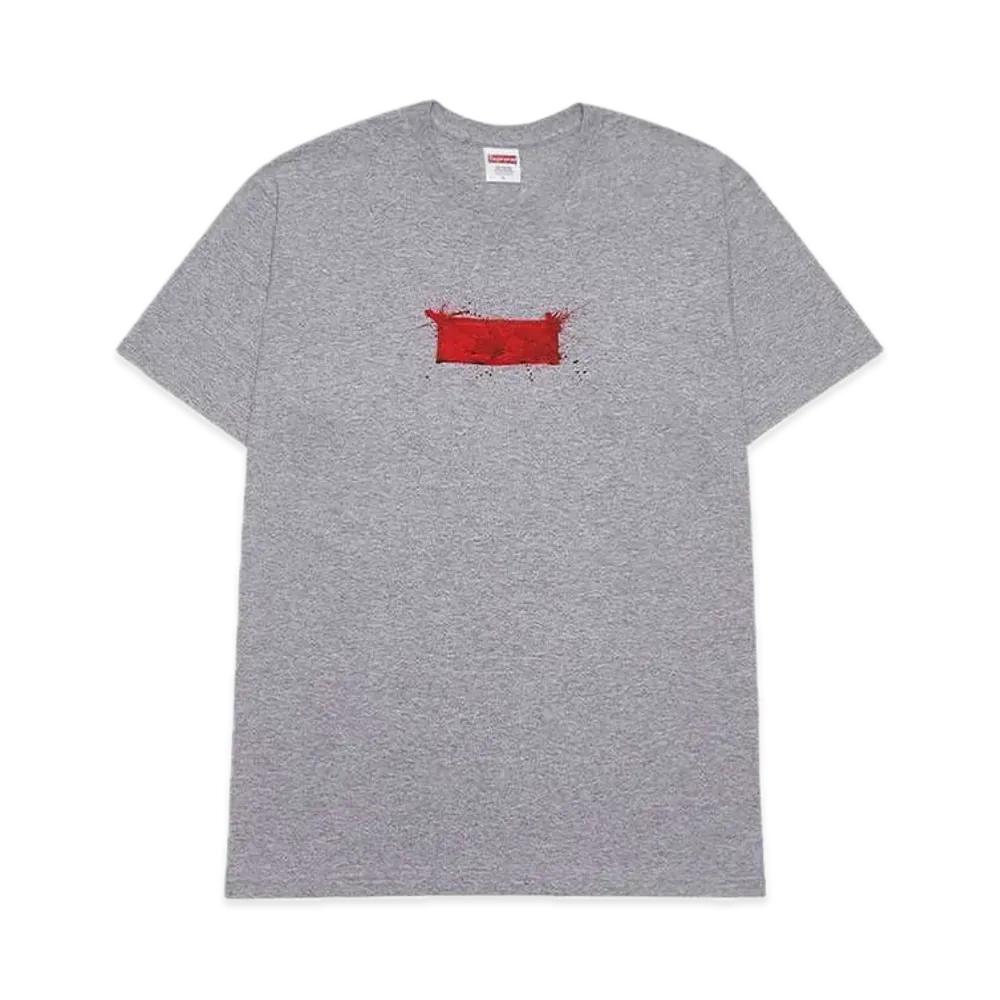 Supreme Ralph Steadman Box Logo Tee "Grey"