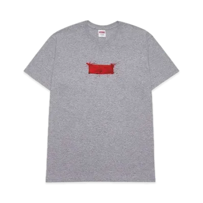 Supreme Ralph Steadman Box Logo Tee "Grey"