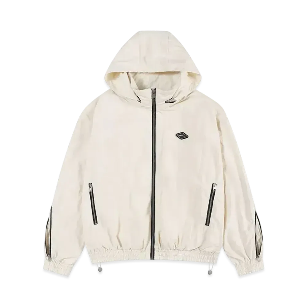 Unknown London Cream Tonal Zip Trackie "Off White"