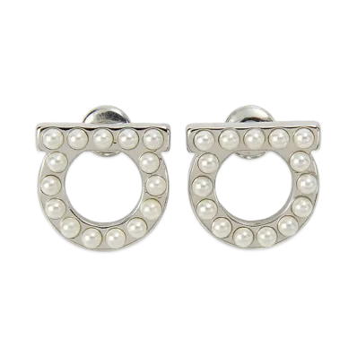 Salvatore Ferragamo Earrings Women "Silver"