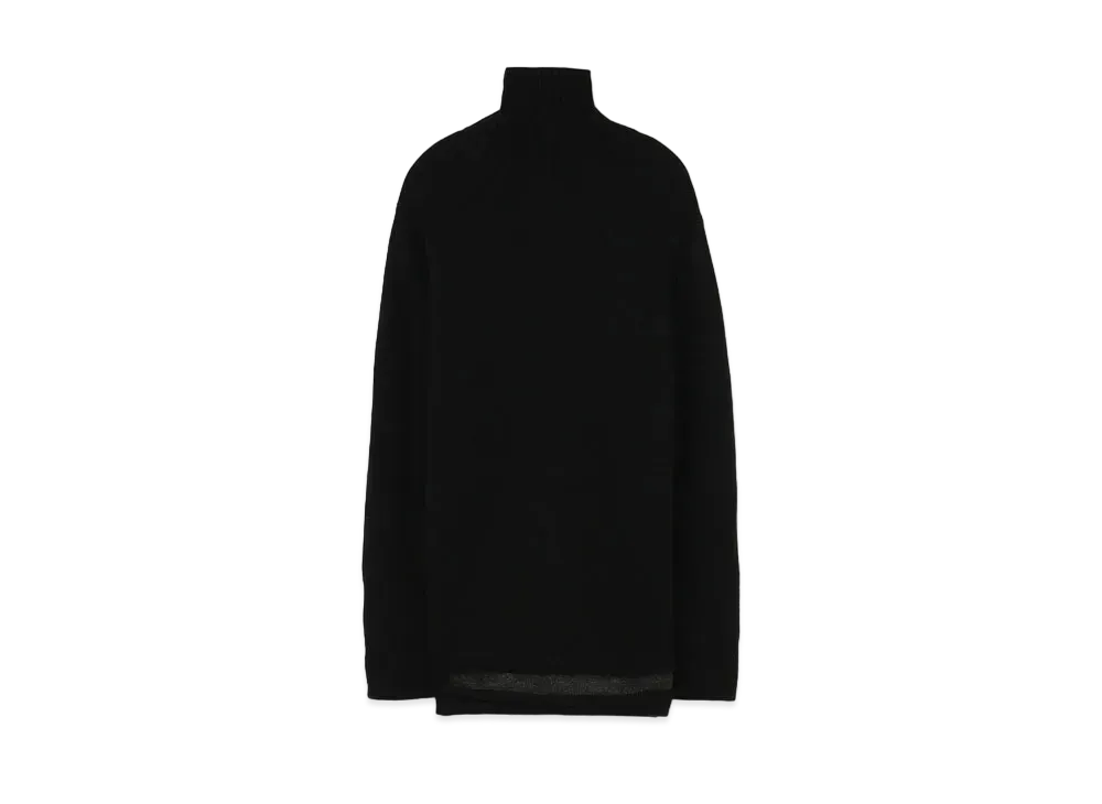 Yohji Yamamoto Pour Homme 7G BAG JQ CUT SLIT TURTLE "Black"