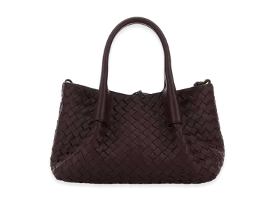 Bottega Veneta Women's Leather Small Pinacoteca Shopping Bag "Purple"