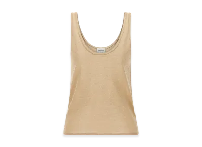 Saint Laurent Women's Lame Top "Gold"