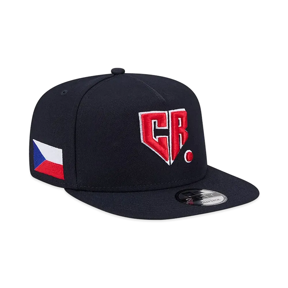 NEW ERA Czech Republic Baseball 2026WBC World Baseball Classic 9Fifty A-Frame Snapback Hat "Navy"