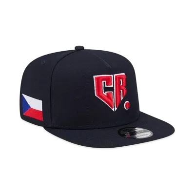 NEW ERA Czech Republic Baseball 2026WBC World Baseball Classic 9Fifty A-Frame Snapback Hat "Navy"