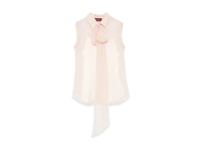GUCCI Women's Printed Crepe Shirt "Floral"
