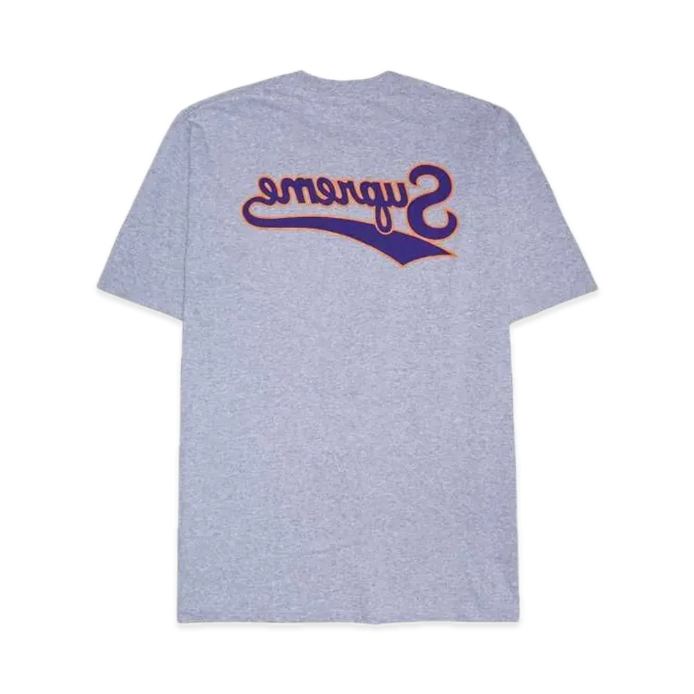シュプリーム バックワーズ Tシャツ "ヘザーグレー"