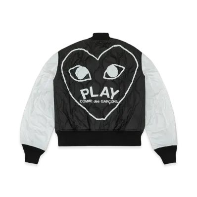 PLAY COMME des GARCONS Quilting Jacket "Black/White"