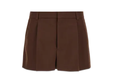 GUCCI Wool Shorts "Brown"