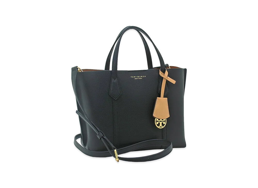 TORY BURCH Women's Handbag (with shoulder strap) Tote Bag Perry Small Triple Compartment Tote "Black"