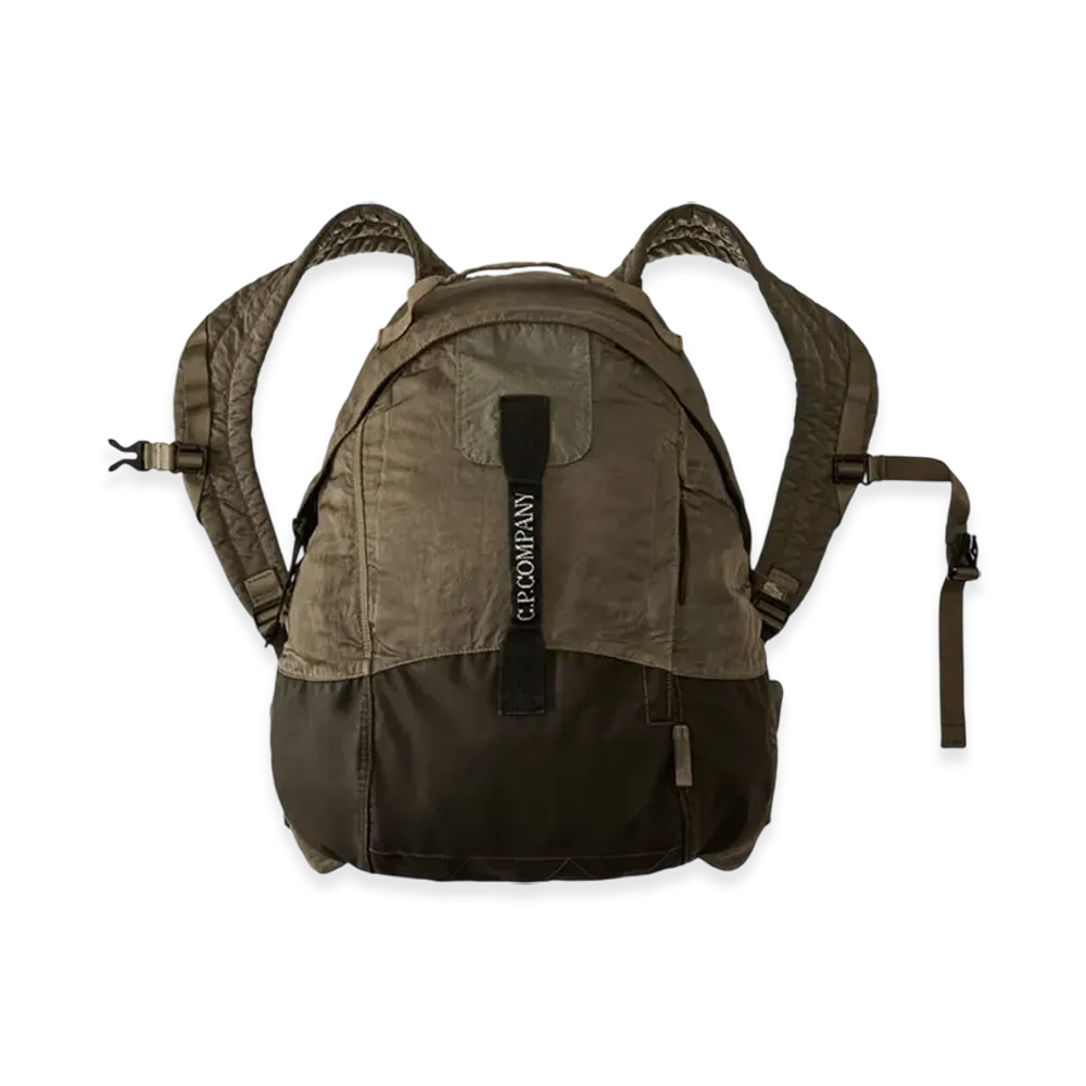 C.P. Company Nylon B Rounded Backpack "Gunmetal Grey"
