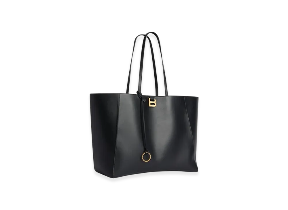 BALENCIAGA Hourglass Soft Tote Bag Large "Black"