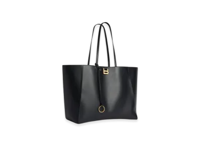 BALENCIAGA Hourglass Soft Tote Bag Large "Black"