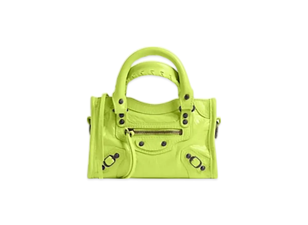 BALENCIAGA Le City Bag Nano "Granny Green"