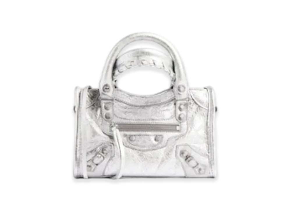 BALENCIAGA Le City Nano Bag "Silver"