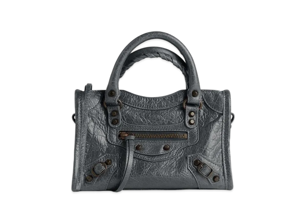 BALENCIAGA Le City Bag Nano "Volcanic Rock"