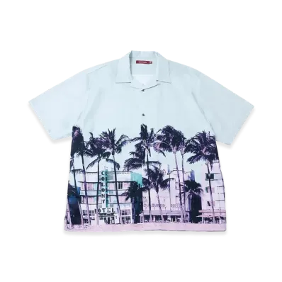Hide and Seek Palmtree S/S Shirt "Green"