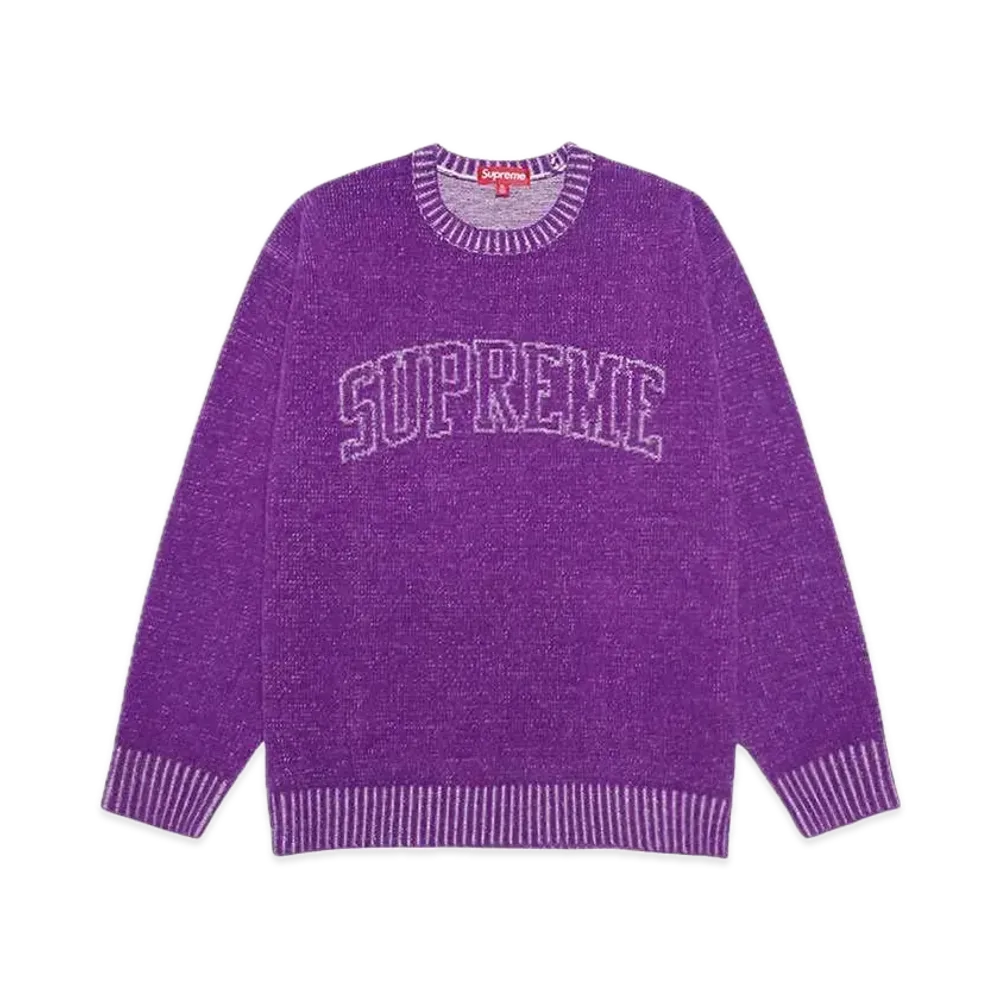 Supreme Contrast Arc Sweater "Purple"