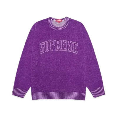 Supreme Contrast Arc Sweater "Purple"
