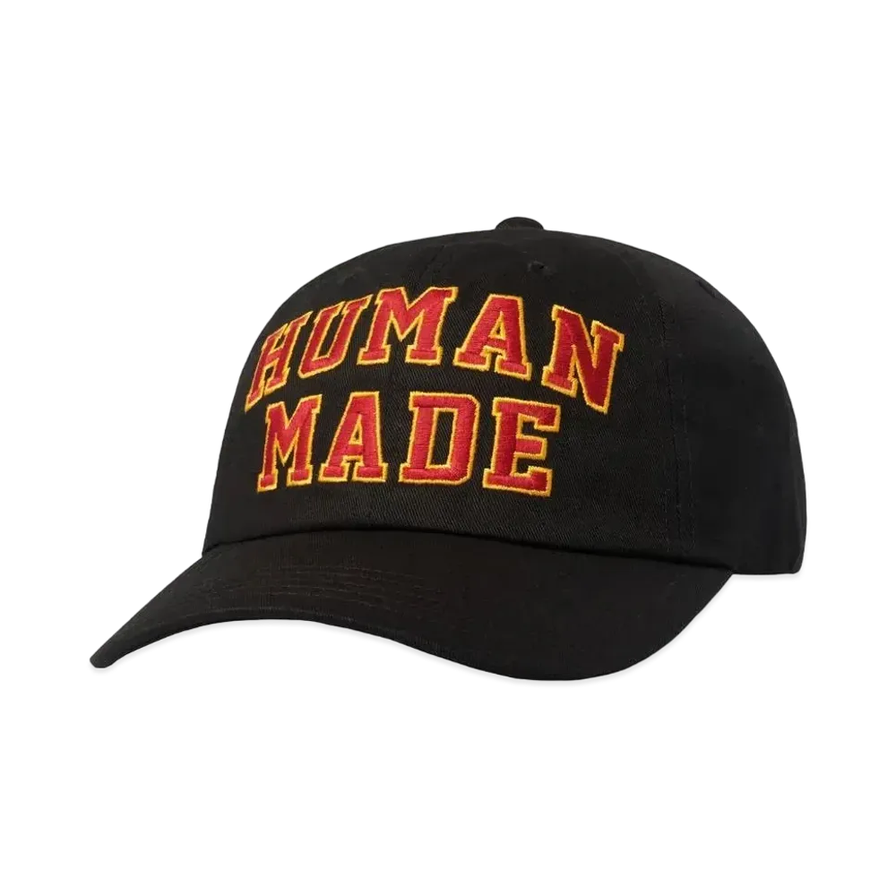 HUMAN MADE 6 PANEL TWILL CAP #2 "Black"
