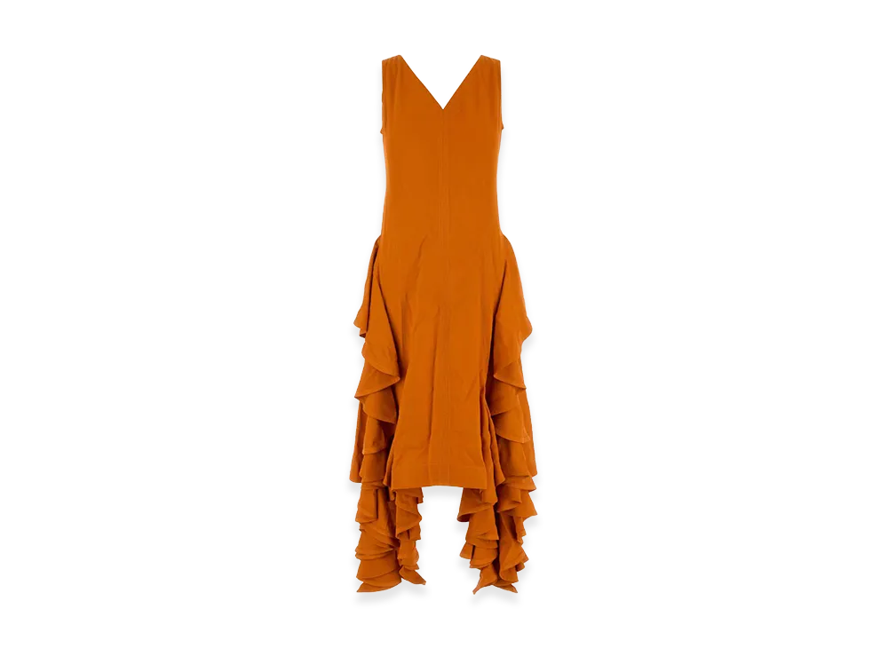 Bottega Veneta Women's Stretch Viscose Dress "Orange"