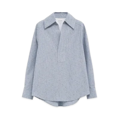 Bottega Veneta Women's Shirts "Navy"