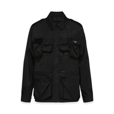 PRADA Re-Nylon Safari Jacket "Black"