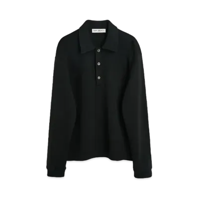 OUR LEGACY Ile Piquet Pseudo Knit "Black"