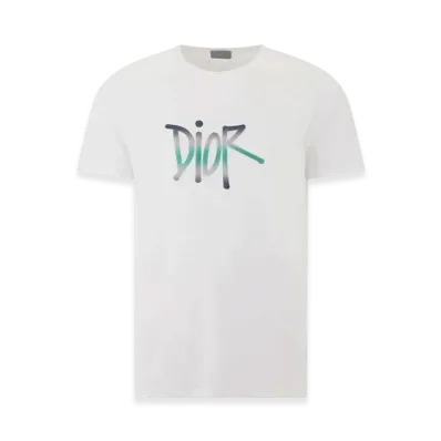 Dior x Shawn Oversized Graffiti Logo T-Shirt "White"