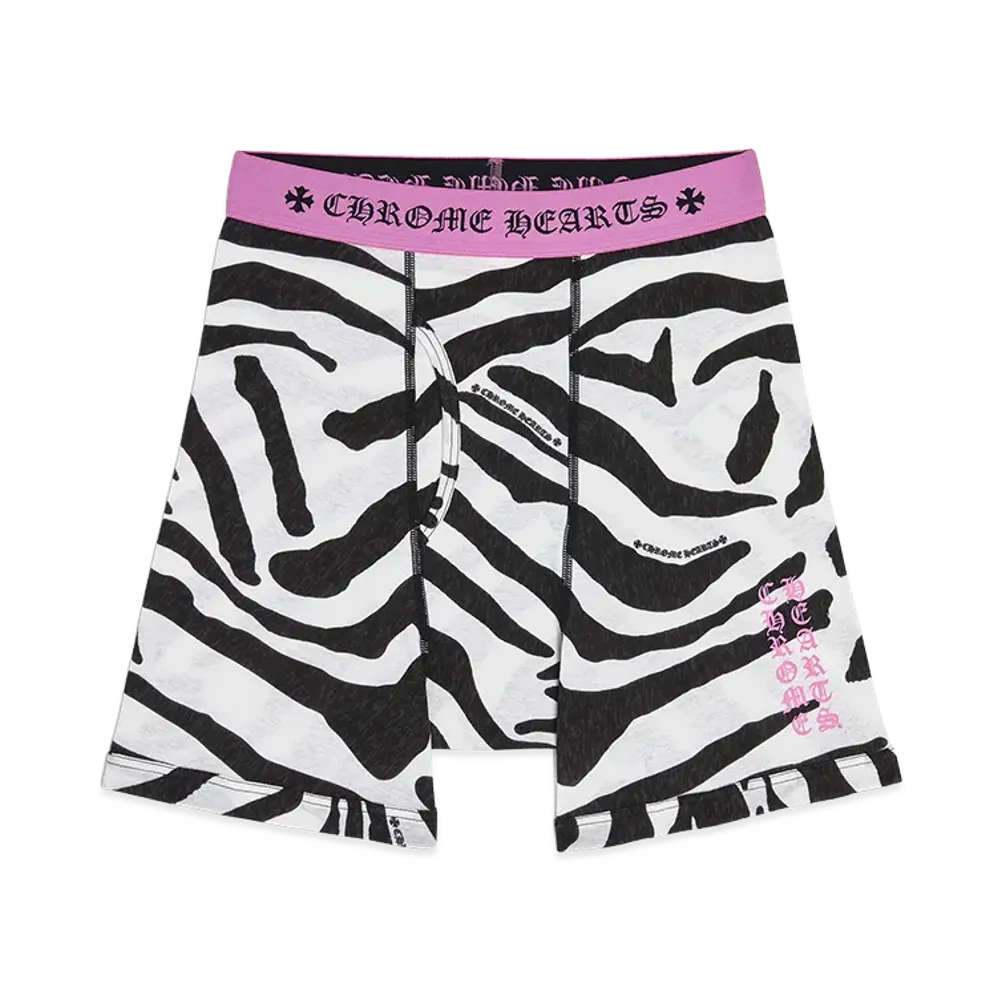 Chrome Hearts Boxer Brief - Classic Rib "White/Pink"