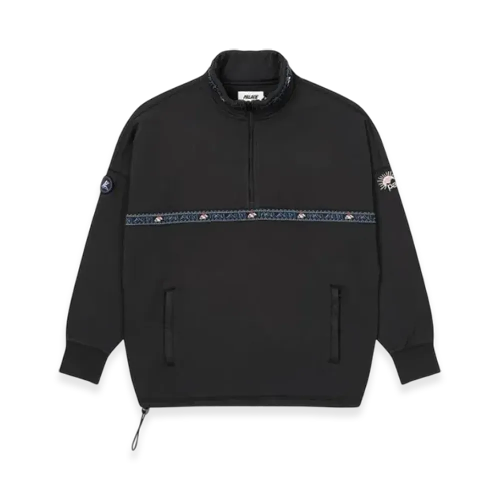 PALACE Zen Half Zip "Black"