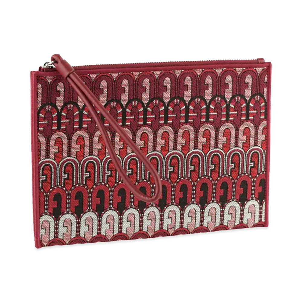 FURLA Clutch Bag Pouch "Red"