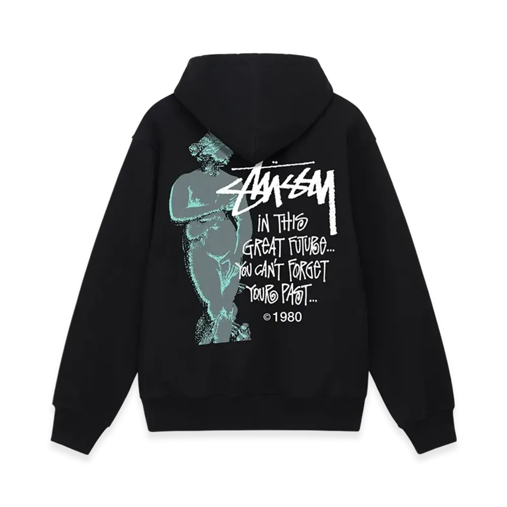 Stussy Great Future Zip Hoodie "Black"
