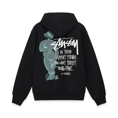 Stussy Great Future Zip Hoodie "Black"