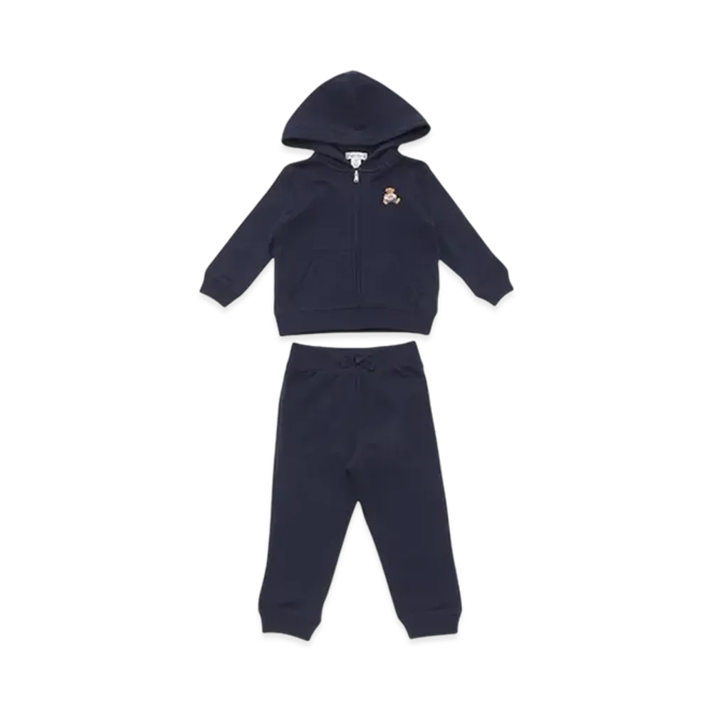 Polo Ralph Lauren Kids Polo Bear Hoodie & Pant Set "Navy"