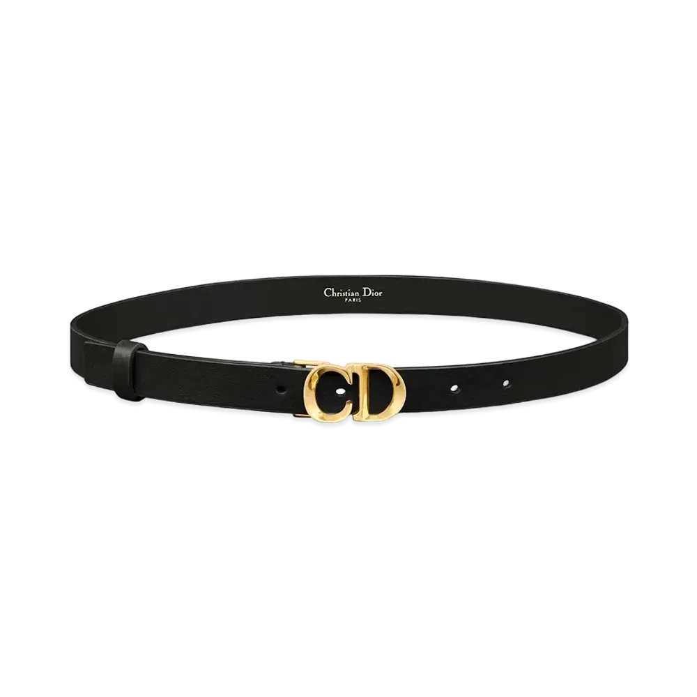 Dior C'est Dior Belt Smooth Calfskin 20mm "Black"