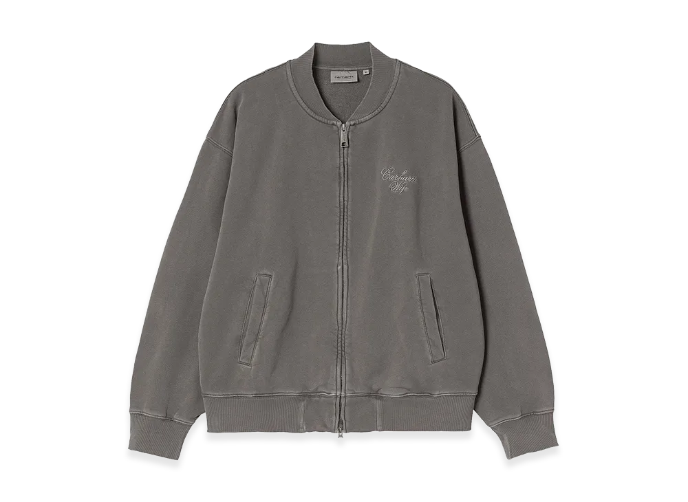 Carhartt WIP Longhand Bomber "Black/White/Garment Dyed"