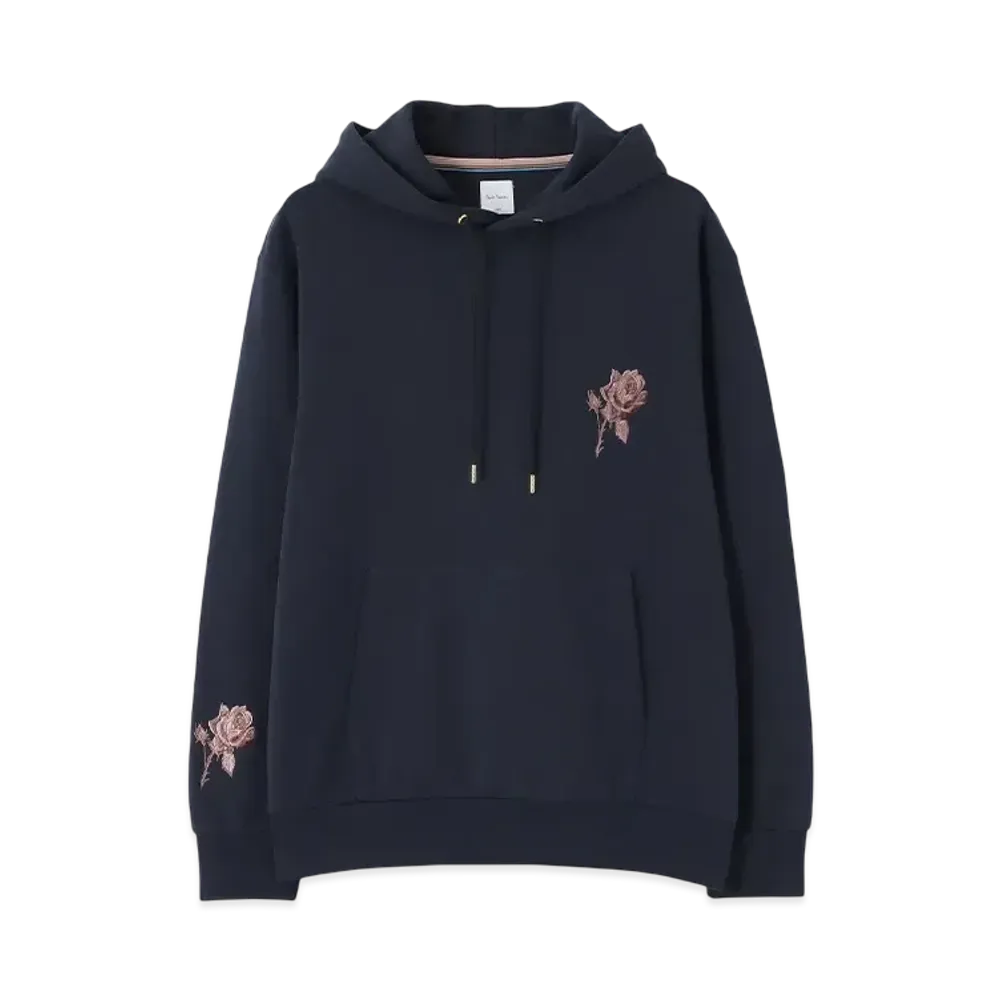 Paul Smith Embroidered Rose Parka "Navy"
