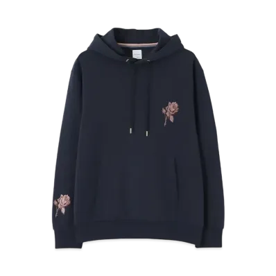 Paul Smith Embroidered Rose Parka "Navy"