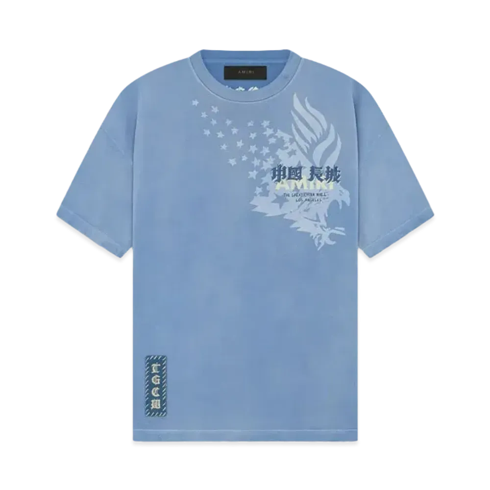 Amiri Tgcw Eagle Tee "Blue"