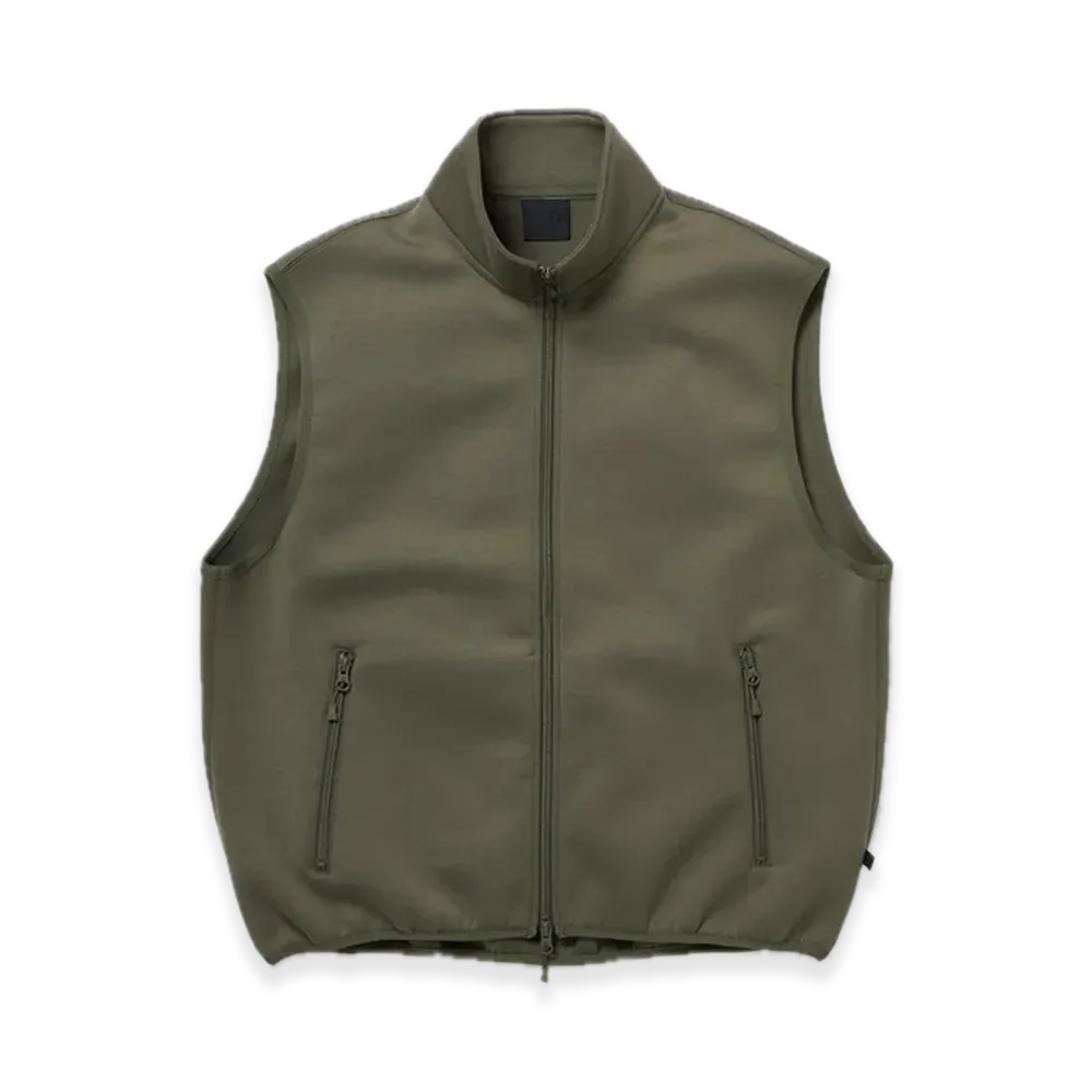 DAIWA PIER39 W's Tech Scuba Knit Stand Collar Vest "Olive"