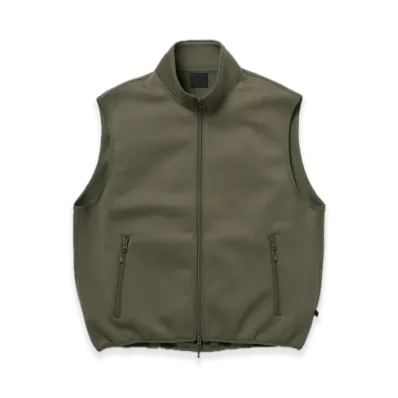 DAIWA PIER39 W's Tech Scuba Knit Stand Collar Vest "Olive"