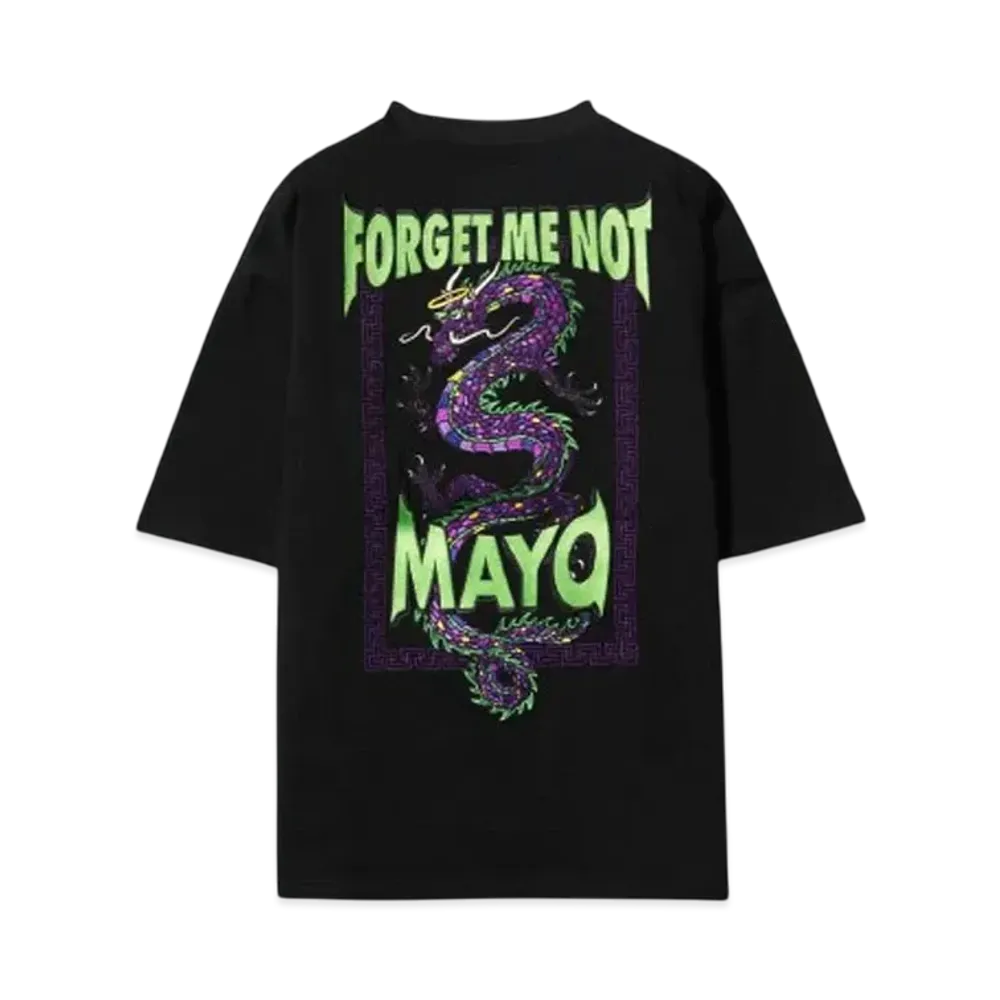 MAYO MAYO GRAGON EMBROIDERY SHORT SLEEVE TEE "BLACK"