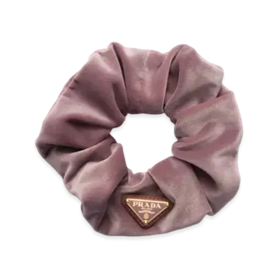 PRADA Velvet Scrunchie "Pink"