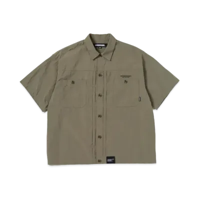 NEIGHBORHOOD Chambray Type-2 Shirt SS "Olive Drab"
