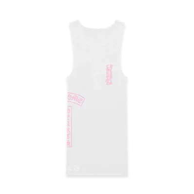 Chrome Hearts Love You Tank Top "White/Pink"