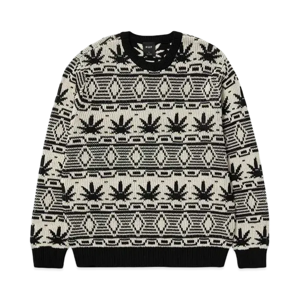 HUF Winter 24 Apres Crewneck Sweater "Natural"