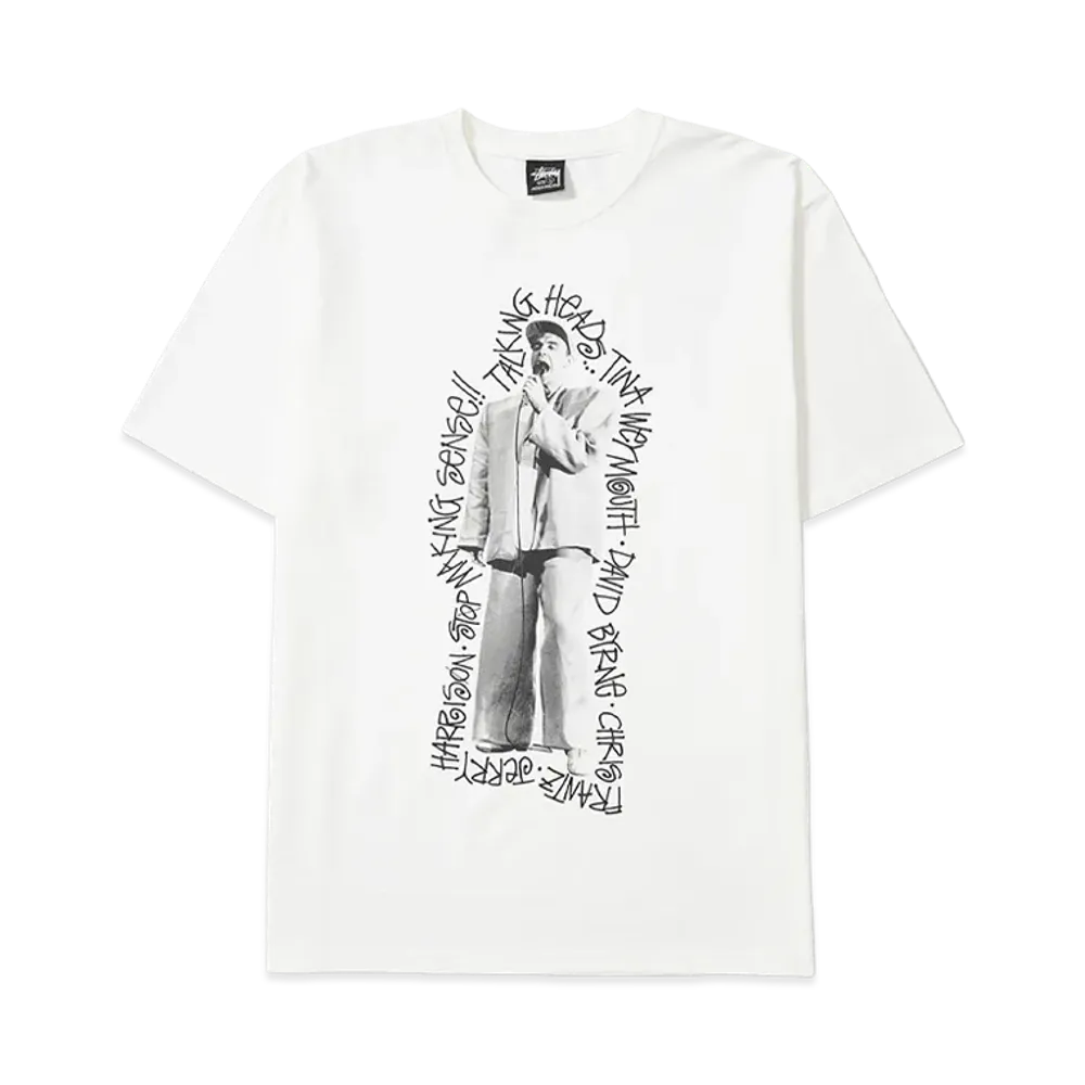 Stussy x Talking Heads Stop Making Sense Tee "White"