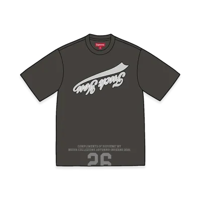 Supreme Cracked Flipped S/S Top "Black"